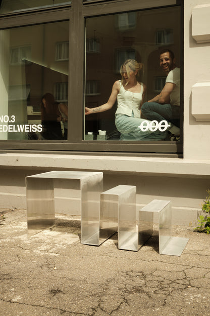 Dehgraf x Sirokris: Coffee Table Aluminium