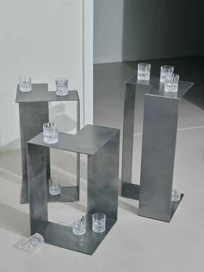 SIROKRIS aluminium display pedestals